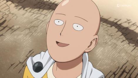 One-Punch Man in his natural form.